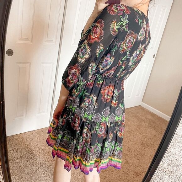 Alexis Holli Floral Mini Dress in Midnight Bloom S - Picture 5 of 13